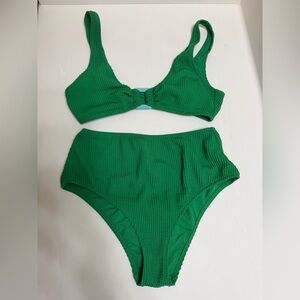 Aerie Vibrant Green Bikini Set